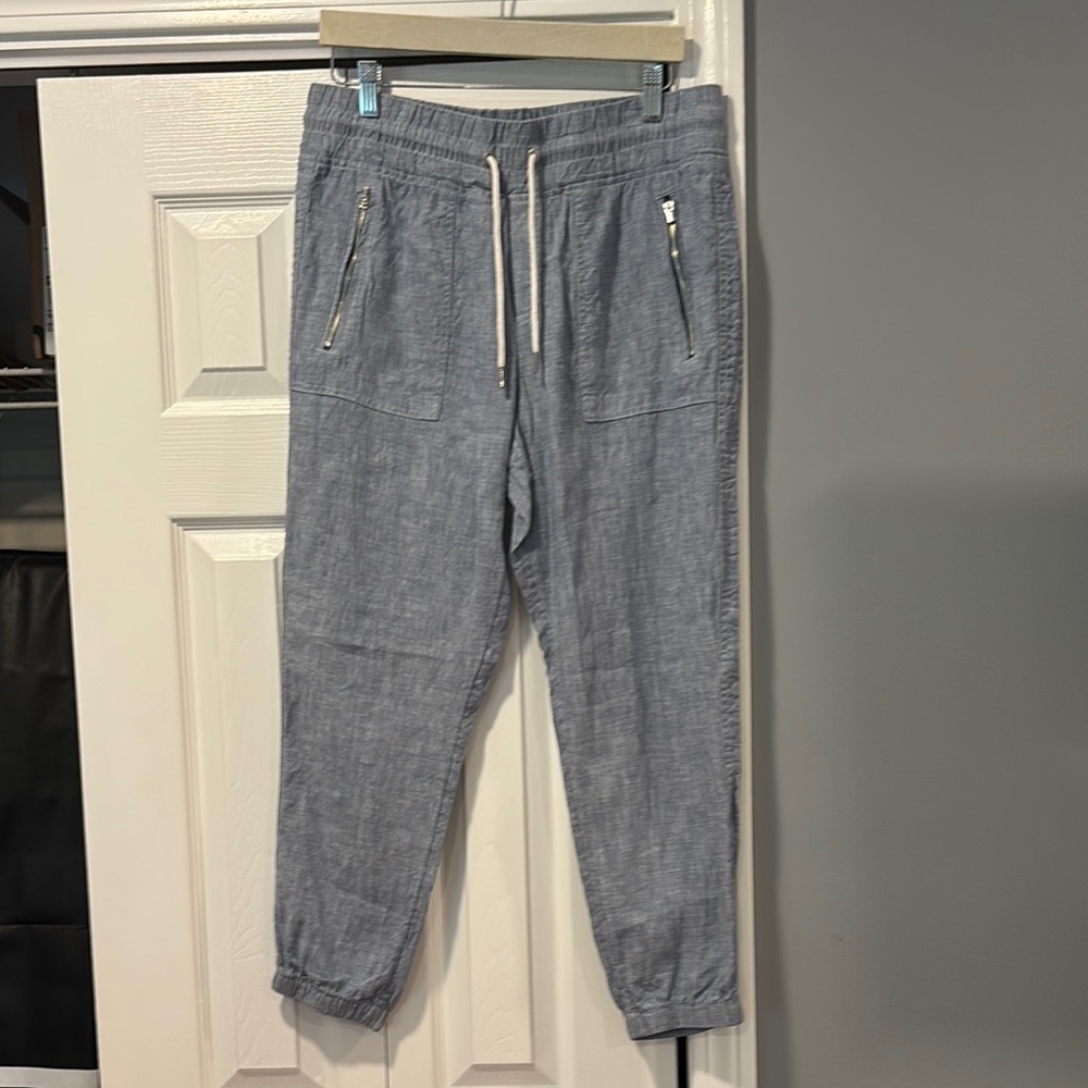 Athleta Linen Jogger Pants